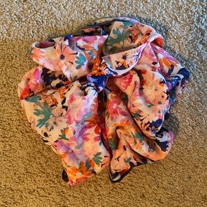 J.Crew Floral Lightweight Scarf